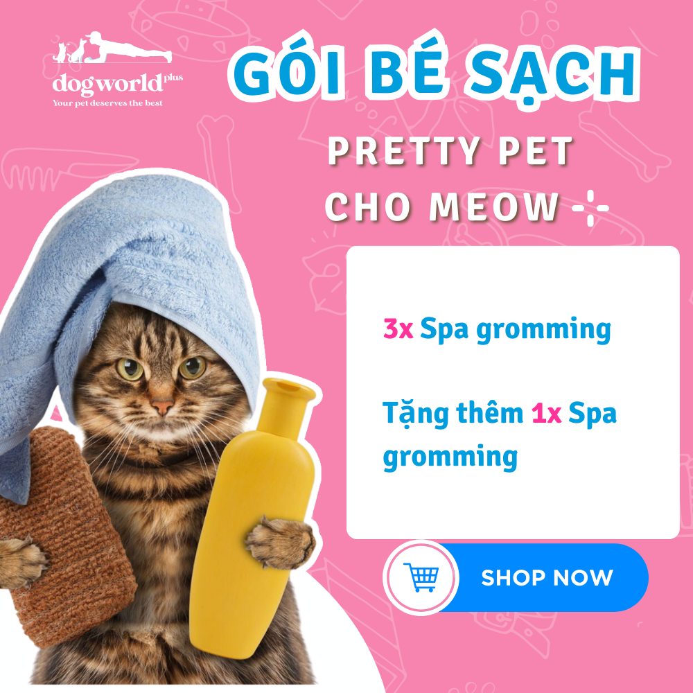 Gói Bé Sạch Pretty Pet - Gói Tắm Gội Dành Cho Mèo